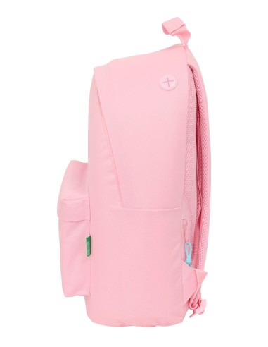 MOCHILA PARA PORTATIL 14,1" BENETTON BASICS "ROSA PASTEL"...