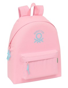 MOCHILA BENETTON BASICS "ROSA PASTEL" Mochilas Escolares ...