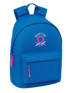 MOCHILA PARA PORTATIL 14,1" BENETTON BASICS "AZULINA" Moc...