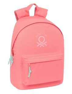 MOCHILA PARA PORTATIL 14,1" BENETTON BASICS "CORAL" Mochi...