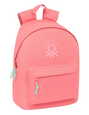 MOCHILA PARA PORTATIL 14,1" BENETTON BASICS "CORAL" Mochi...