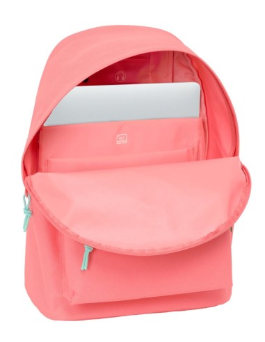 MOCHILA PARA PORTATIL 14,1" BENETTON BASICS "CORAL" Mochi...