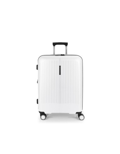 Maleta Trolley Mediano Gabol Brooklyn Blanco Maletas Medi...