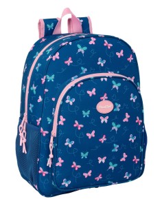 MOCHILA ADAPT.CARRO BLACKFIT8 "MARIPOSAS" Mochilas Escola...