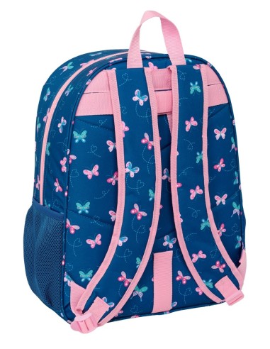 MOCHILA ADAPT.CARRO BLACKFIT8 "MARIPOSAS" Mochilas Escola...
