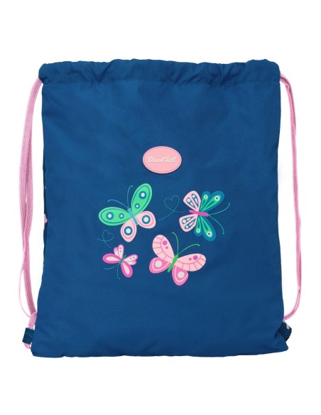 SACO PLANO BLACKFIT8 "MARIPOSAS" Mochilas Saco Gym | Fraber
