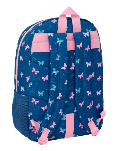MOCHILA ADAPT.CARRO BLACKFIT8 "MARIPOSAS" Mochilas Escola...