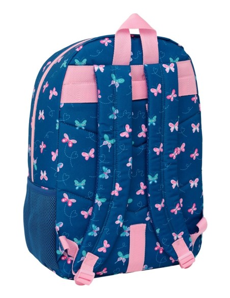 MOCHILA ADAPT.CARRO BLACKFIT8 "MARIPOSAS" Mochilas Escola...