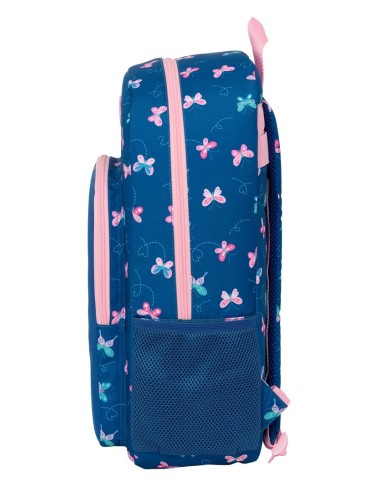 MOCHILA ADAPT.CARRO BLACKFIT8 "MARIPOSAS" Mochilas Escola...