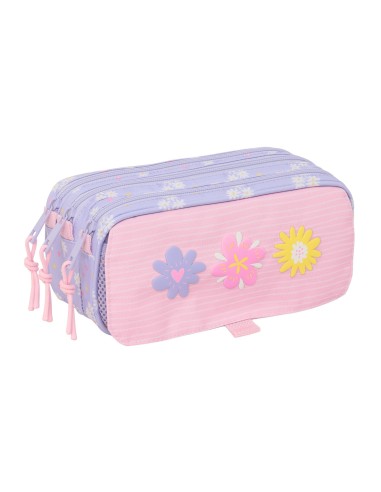 PORTATODO TRIPLE BIG SAFTA "BOUQUET" Portatodo Estuche | ...