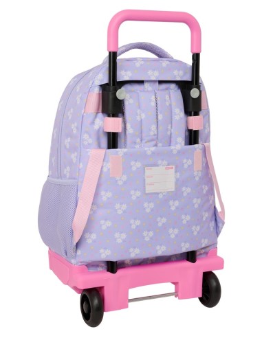 MOCHILA GDE. C/RUEDAS COMPACT EXTRAIBLE SAFTA "BOUQUET" M...
