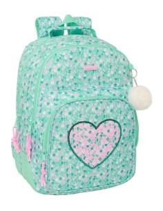 MOCHILA DOBLE ADAPT.CARRO SAFTA "CUORE" Mochilas Escolare...
