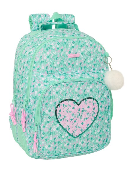 MOCHILA DOBLE ADAPT.CARRO SAFTA "CUORE" Mochilas Escolare...