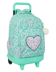 MOCHILA GDE. C/RUEDAS COMPACT EXTRAIBLE SAFTA "CUORE" Moc...