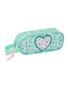 PORTATODO DOBLE SAFTA "CUORE" Portatodo Estuche | Fraber