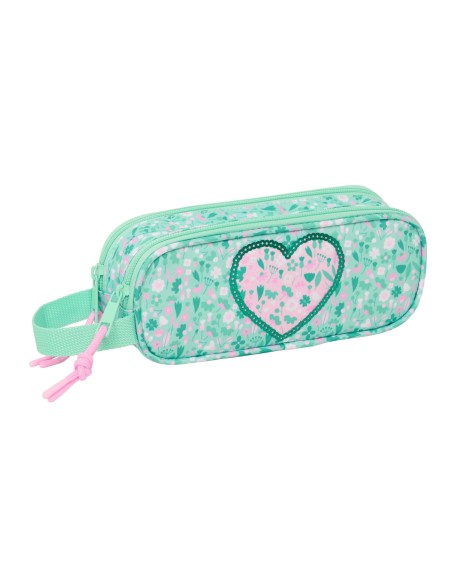 PORTATODO DOBLE SAFTA "CUORE" Portatodo Estuche | Fraber