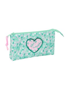 PORTATODO TRIPLE SAFTA "CUORE" Portatodo Estuche | Fraber