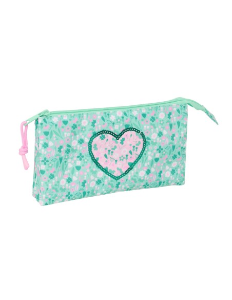 PORTATODO TRIPLE SAFTA "CUORE" Portatodo Estuche | Fraber