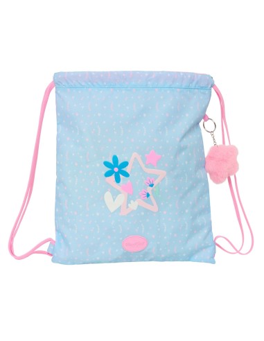 SACO PLANO BLACKFIT8 "SMILE" Mochilas Saco Gym | Fraber