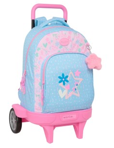 MOCHILA GDE. C/RUEDAS COMPACT EVOL. EXT. BLACKFIT8 "SMILE...