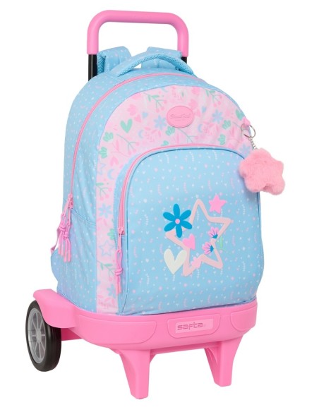 MOCHILA GDE. C/RUEDAS COMPACT EVOL. EXT. BLACKFIT8 "SMILE...