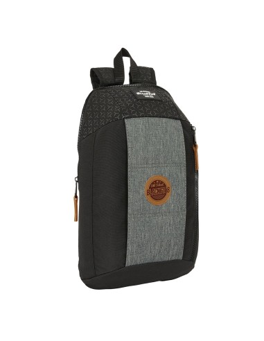 MINI MOCHILA CREMALLERA VERTICAL RECICL. BLACKFIT8 "OLD S...