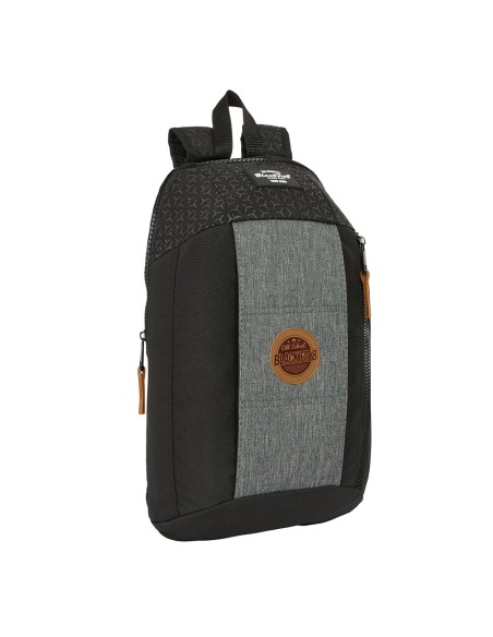 MINI MOCHILA CREMALLERA VERTICAL RECICL. BLACKFIT8 "OLD S...