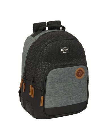 MOCHILA DOBLE ADAPT.CARRO RECICLADO BLACKFIT8 "OLD SCHOOL...