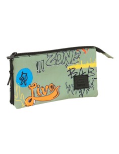 PORTATODO TRIPLE SAFTA GRAFFITI "ZONE" Portatodo Estuche ...
