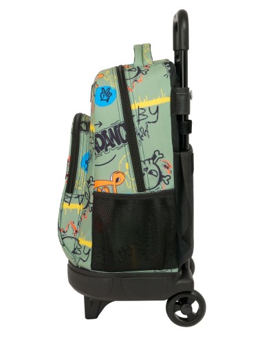 MOCHILA GDE. C/RUEDAS COMPACT EXTRAIBLE SAFTA GRAFFITI "Z...