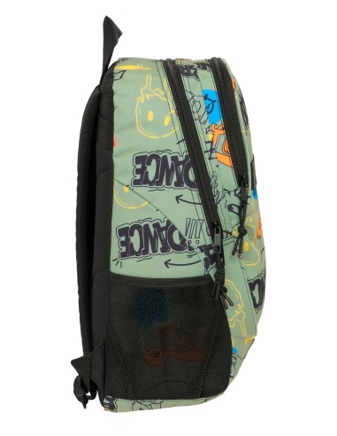 MOCHILA ADAPT.CARRO SAFTA GRAFFITI "ZONE" Mochilas Escola...