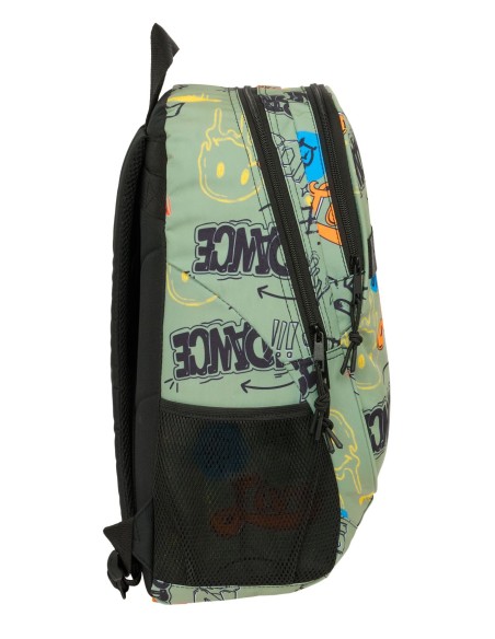 MOCHILA ADAPT.CARRO SAFTA GRAFFITI "ZONE" Mochilas Escola...