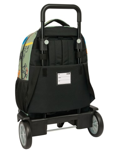 MOCHILA GDE. C/RUEDAS COMPACT EVOL. EXT. SAFTA GRAFFITI "...