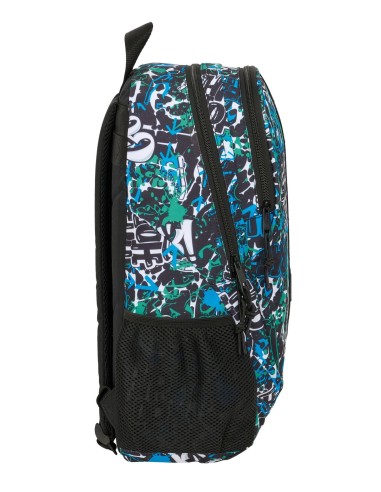 MOCHILA ADAPT.CARRO SAFTA GRAFFITI "GO" Mochilas Escolare...