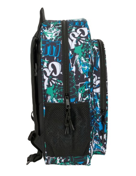 MOCHILA JUNIOR ADAPT.CARRO SAFTA GRAFFITI "GO" Mochilas E...