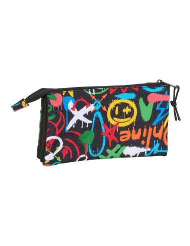 PORTATODO TRIPLE SAFTA GRAFFITI "COLORS" Portatodo Estuch...