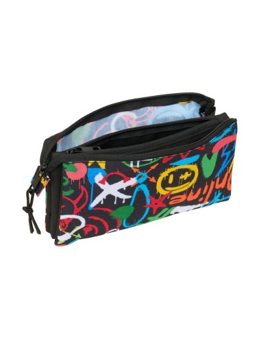 PORTATODO TRIPLE SAFTA GRAFFITI "COLORS" Portatodo Estuch...