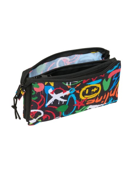 PORTATODO TRIPLE SAFTA GRAFFITI "COLORS" Portatodo Estuch...