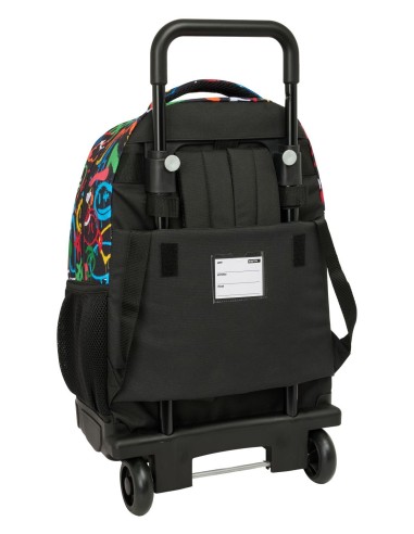 MOCHILA GDE. C/RUEDAS COMPACT EXTRAIBLE SAFTA GRAFFITI "C...
