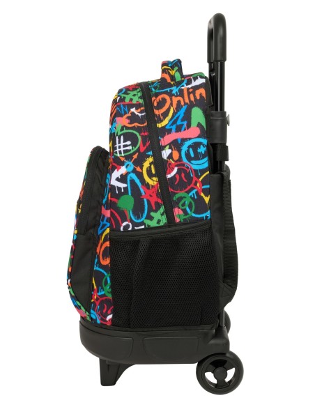 MOCHILA GDE. C/RUEDAS COMPACT EXTRAIBLE SAFTA GRAFFITI "C...