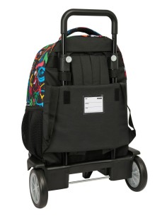 MOCHILA GDE. C/RUEDAS COMPACT EVOL. EXT. SAFTA GRAFFITI "... 2
