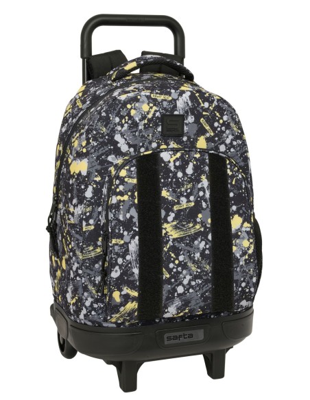 MOCHILA GDE. C/RUEDAS COMPACT EXTRAIBLE SAFTA GRAFFITI "SPLASH"