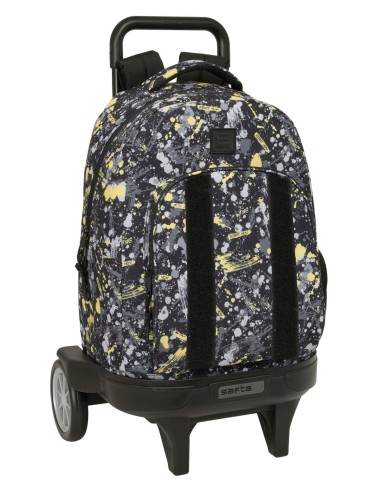 MOCHILA GDE. C/RUEDAS COMPACT EVOL. EXT. SAFTA GRAFFITI "SPLASH"
