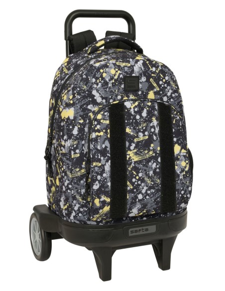 MOCHILA GDE. C/RUEDAS COMPACT EVOL. EXT. SAFTA GRAFFITI "SPLASH"