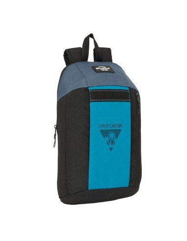 MINI MOCHILA CREMALLERA VERTICAL RECICL. BLACKFIT8 "CALIF...