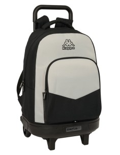 MOCHILA GDE. C/RUEDAS COMPACT EXTRAIBLE KAPPA "GREY" Moch...