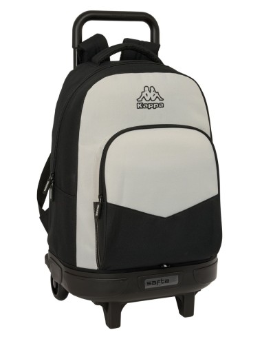 MOCHILA GDE. C/RUEDAS COMPACT EXTRAIBLE KAPPA "GREY" Moch...