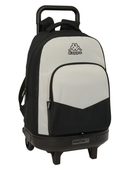 MOCHILA GDE. C/RUEDAS COMPACT EXTRAIBLE KAPPA "GREY" Moch...