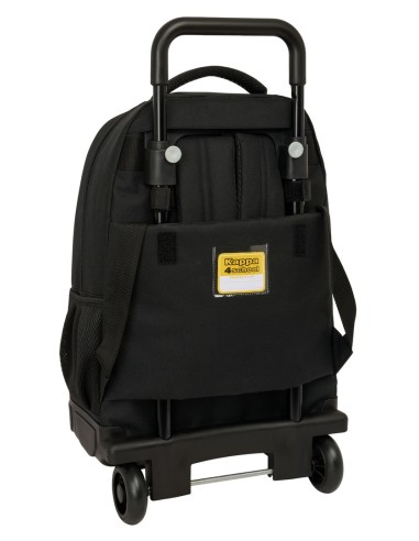 MOCHILA GDE. C/RUEDAS COMPACT EXTRAIBLE KAPPA "GREY" Moch...