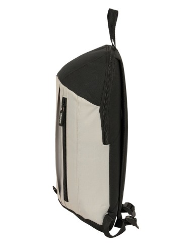 MINI MOCHILA CREMALLERA VERTICAL KAPPA "GREY" Mochilas de...